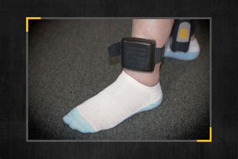 an electronic monitoring bracelet is attached just above the client's ankle and monitoring is accomplished through radio frequency (RF) or GPS technologies. . Ankle monitor providers